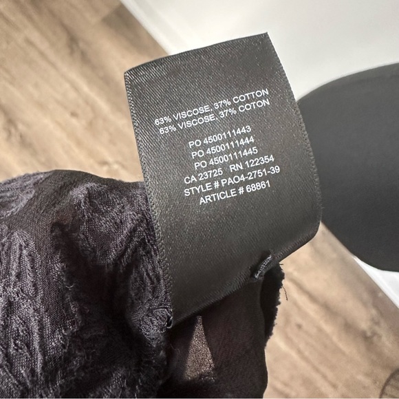 XXS Aritzia WILFRED FREE Augustine Cropped Peplum Semi Sheer Blouse - Picture 9 of 9